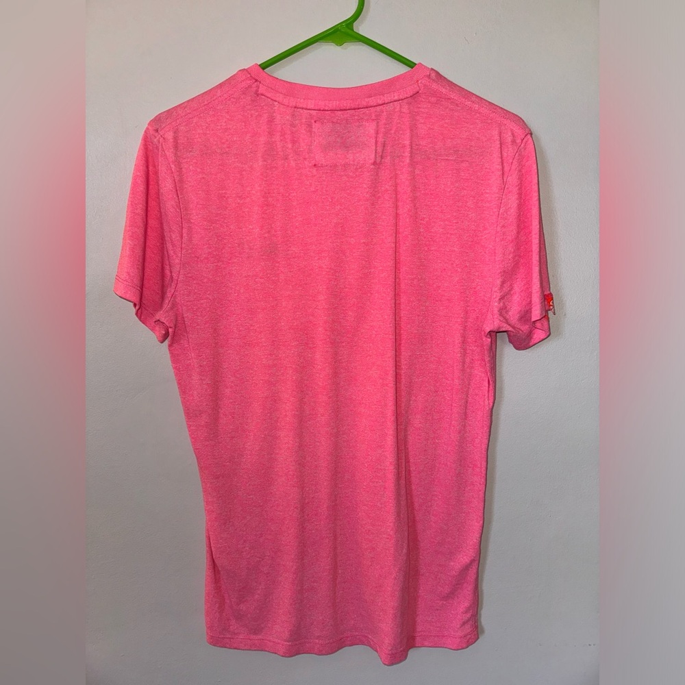 Vintage Superdry Pink T-Shirt - Picture 6 of 10